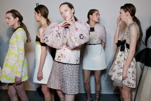 Backstage at Giambattista Valli Spring 2016 Couture