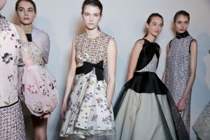 Backstage at Giambattista Valli Spring 2016 Couture