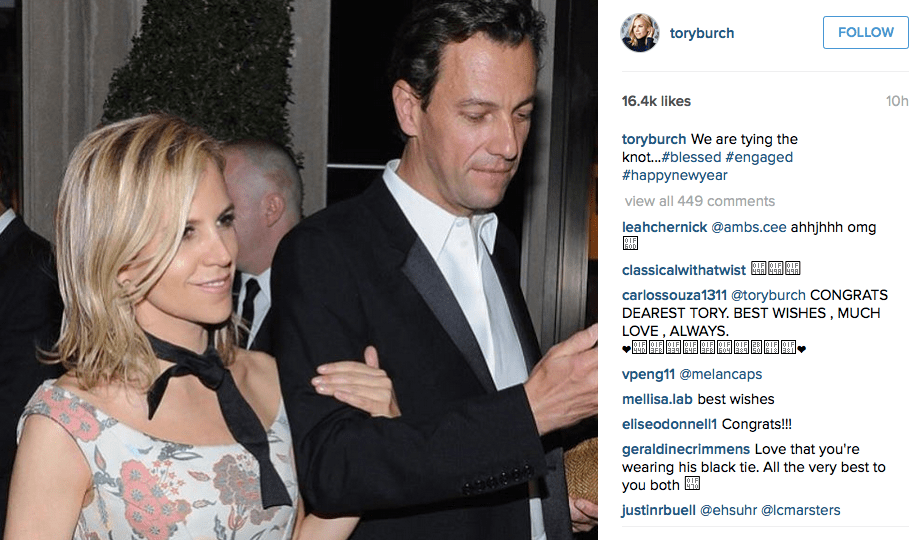 Tory Burch and Pierre Yves Roussel