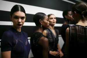 Backstage at Bottega Veneta Fall 2016