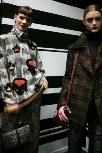 Backstage at Bottega Veneta Fall 2016