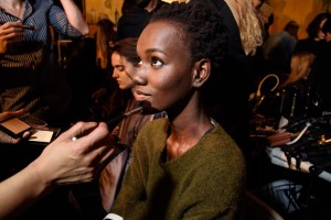 Backstage at Brandon Maxwell RTW Fall 2016