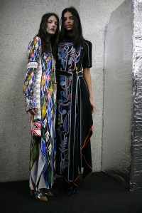 Backstage at Peter Pilotto RTW Fall 2016