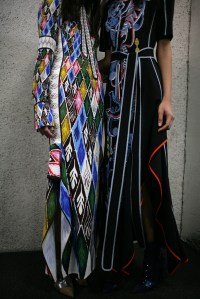 Backstage at Peter Pilotto RTW Fall 2016