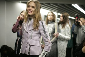 Backstage at Peter Pilotto RTW Fall 2016