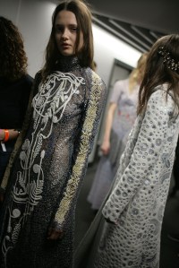Backstage at Peter Pilotto RTW Fall 2016