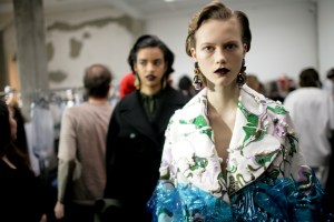 Backstage at Marni Fall 2016