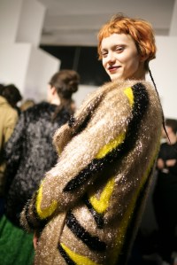 Backstage at Marco de Vincenzo Fall 2016