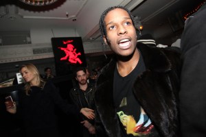 A$AP Rocky at G.O.O.D. Music Label Party at Up & Down