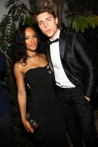 Serayah McNeill and Nolan Gerard Funk at Vanity Fair and Fiat celebrate 'Young Hollywood', Inside, Los Angeles, America - 23 Feb 2016