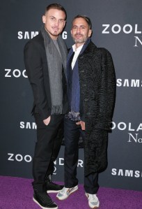 Charly DeFrancesco and Marc Jacobs at 'Zoolander No.2' film premiere, New York, America - 09 Feb 2016