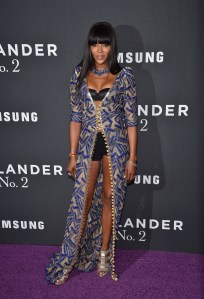 Naomi Campbell at 'Zoolander No.2' film premiere, New York, America - 09 Feb 2016