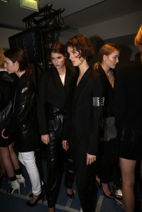 Backstage at Anthony Vaccarello RTW Fall 2016