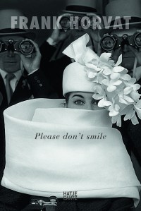 The cover of Frank Horvat’s book Please Don’t Smile, featuring a Givenchy hat, from Please Don’t Smile
