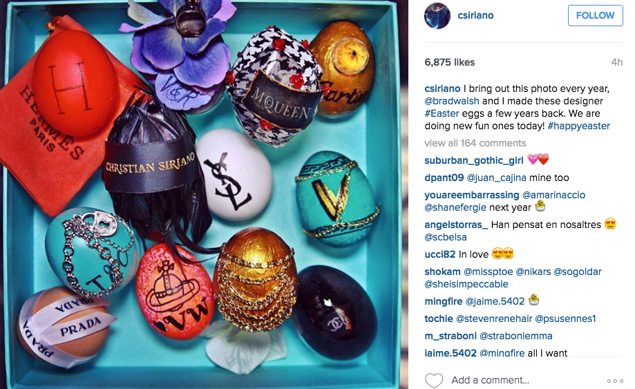 Fashion Celebrates Easter @csiriano