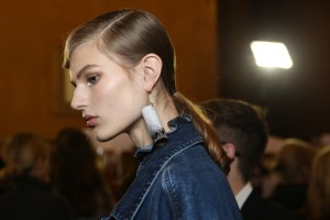 Backstage at Stella McCartney RTW Fall 2016