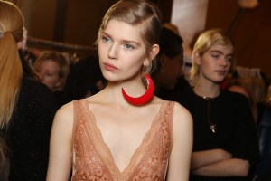 Backstage at Stella McCartney RTW Fall 2016