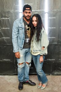 coachella 2016 calvin klein party Twin Shadow and Zoe Kravitz