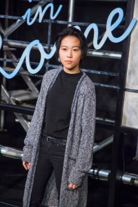 Dou Jing Tong at the Chanel Paris in Rome collection showcase in Beijing.