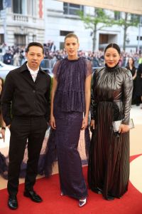 Humberto Leon, Agyness Deyn, and Carol Lim