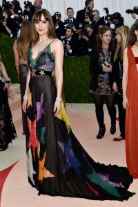 Dakota Johnson in Gucci at met gala 2016