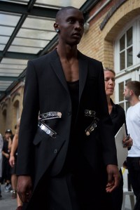 Backstage at Givenchy Men's Spring 2017