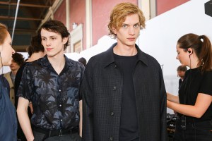 Backstage at Officine Générale Men's Spring 2017