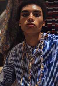 Backstage at White Mountaineering Men's Spring 2017