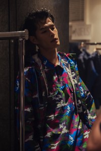 Backstage at White Mountaineering Men's Spring 2017