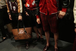 Backstage at Coach Men's Spring 2017