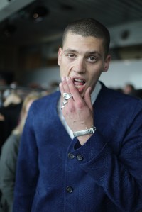 Backstage at Oliver Spencer Men's Spring 2017