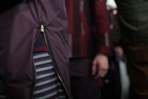 Backstage at Oliver Spencer Men's Spring 2017