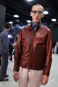 Backstage at Canali Men's Spring 2017