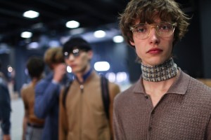 Backstage at Canali Men's Spring 2017