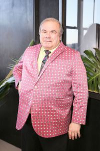 Hunt Slonem at the GREY Jason Wu launch dinner