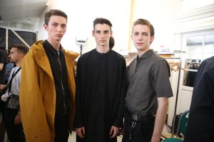 Backstage at Lemaire Men's Spring 2017
