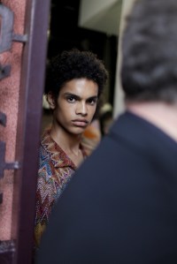 Backstage at Missoni Men's Spring 2017