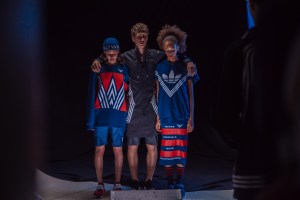 Backstage at White Mountaineering Men's Spring 2017