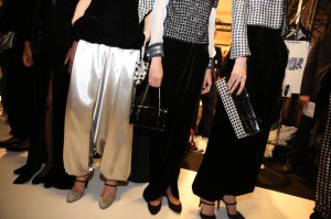 Backstage at Giorgio Armani Privé Couture Fall 2016