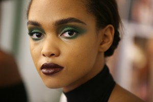 Backstage at Jean Paul Gaultier Couture Fall 2016