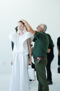 Backstage at Delpozo RTW Spring 2017