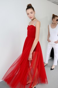 Backstage at Dior RTW Spring 2017
