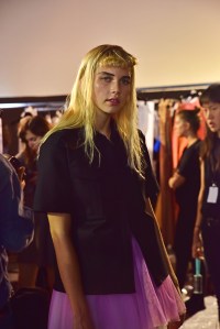 Backstage at Rochas RTW Spring 2017