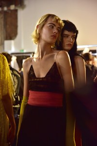 Backstage at Rochas RTW Spring 2017