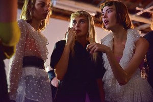 Backstage at Rochas RTW Spring 2017