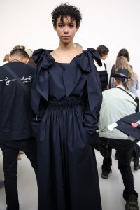 Backstage at Chloé RTW Spring 2017