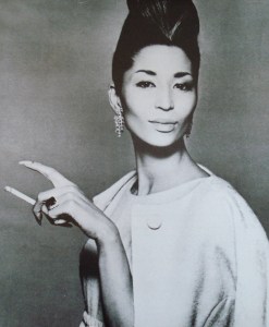 China Machado photographed by Richard Avedon.