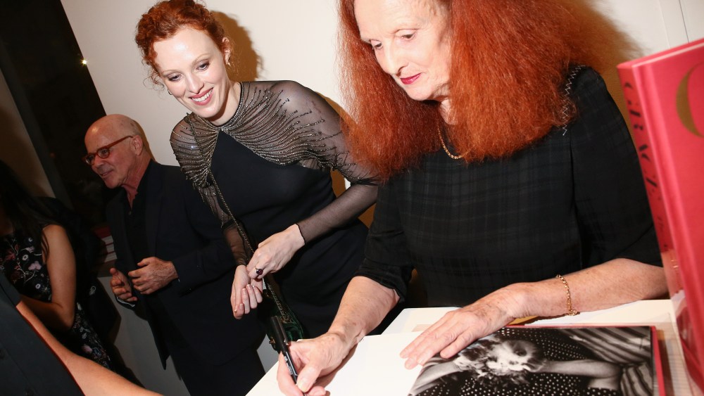 Karen Elson and Grace Coddington