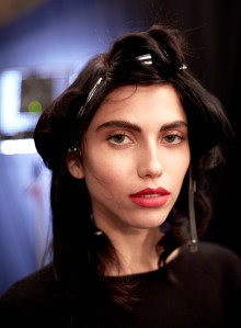 Backstage at Cushnie et Ochs Spring 2017