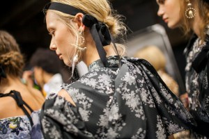 Backstage at Erdem RTW Spring 2017